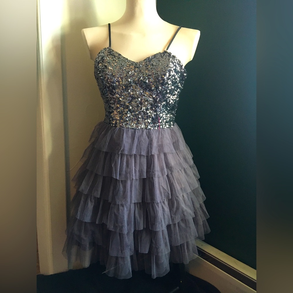 Purple homecoming dress